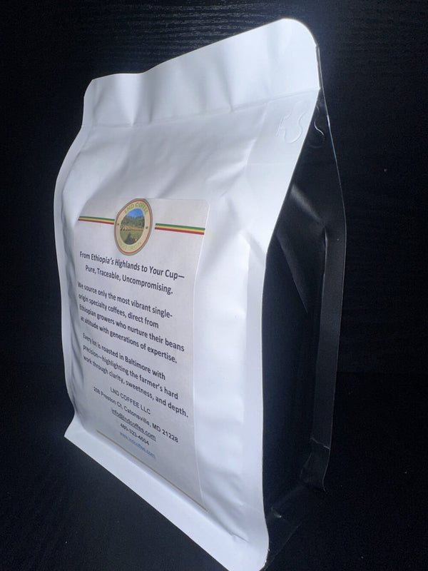 Premium Ethiopian Yirgacheffe Arabica Coffee - Single Origin Whole Bean