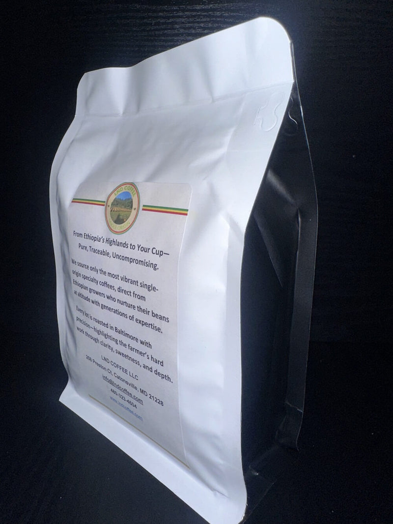 Premium Ethiopian Arabica Kaffa Coffee - Single Origin Whole Bean